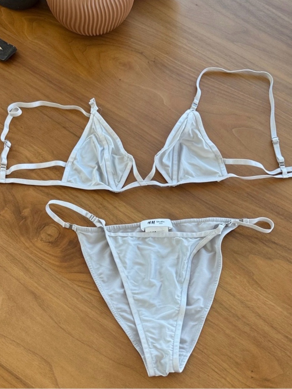 H&M Studio Soft Gray Bikini Bottom - Picture 4 of 5